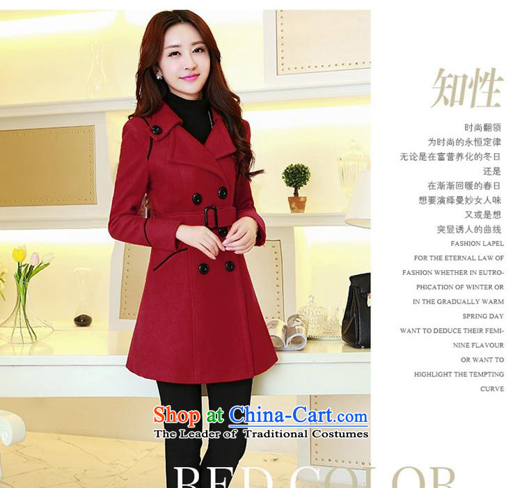 For the 2015 Autumn Princess Anne new ladies hair? Jacket Korean Stylish coat in gross? Ms. Long Sau San temperament gross? overcoat navy XXL picture, prices, brand platters! The elections are supplied in the national character of distribution, so action, buy now enjoy more preferential! As soon as possible.
