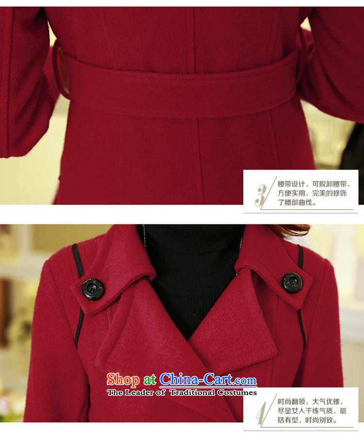 For the 2015 Autumn Princess Anne new ladies hair? Jacket Korean Stylish coat in gross? Ms. Long Sau San temperament gross? overcoat navy XXL picture, prices, brand platters! The elections are supplied in the national character of distribution, so action, buy now enjoy more preferential! As soon as possible.