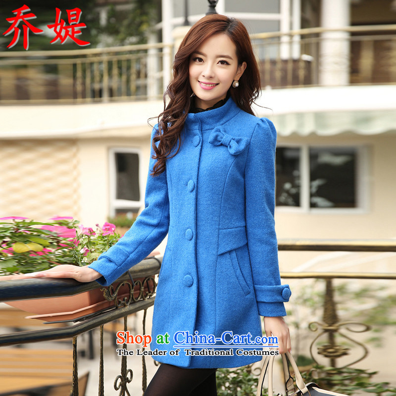 Joe in the straitjacket of autumn and winter 2015 new Korean fashion sweet women wear bow tie a overcoat collar Sau San? female winter coats gross Lake, L, Joe customers , , , shopping on the Internet