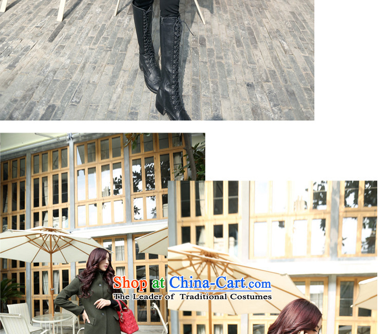 Hui-hua 2015 fall for the new land of Korean Foutune of transition in long small incense wind single row detained a wool coat wool coat W8819 gross? Army green L picture, prices, brand platters! The elections are supplied in the national character of distribution, so action, buy now enjoy more preferential! As soon as possible.