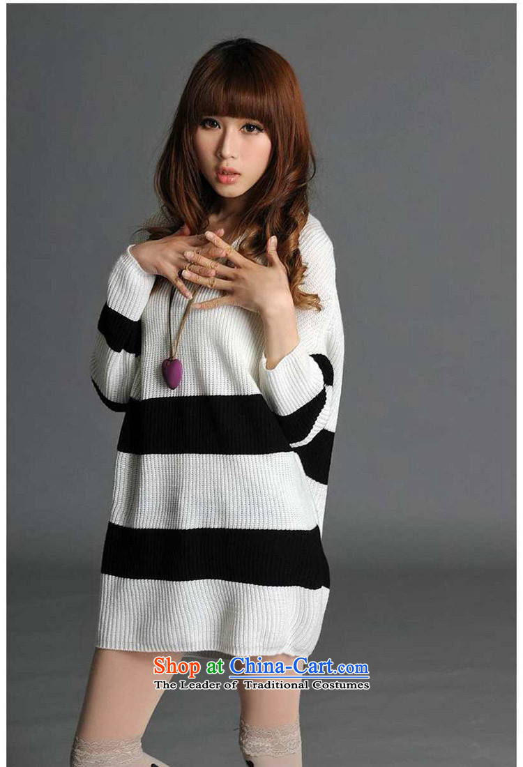 Elisabeth wa concluded in women Knitted Shirt card long stripe thick girls' Graphics thin, Choo replacing thick sister to increase women's winter thick mm Korean King Tien code on thick black and white are code under 90 to 180 catties can pass through pictures, prices, brand platters! The elections are supplied in the national character of distribution, so action, buy now enjoy more preferential! As soon as possible.