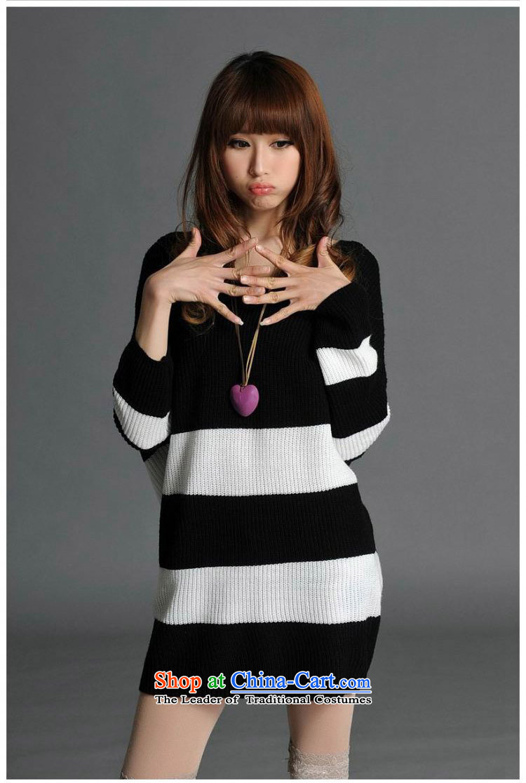 Elisabeth wa concluded in women Knitted Shirt card long stripe thick girls' Graphics thin, Choo replacing thick sister to increase women's winter thick mm Korean King Tien code on thick black and white are code under 90 to 180 catties can pass through pictures, prices, brand platters! The elections are supplied in the national character of distribution, so action, buy now enjoy more preferential! As soon as possible.