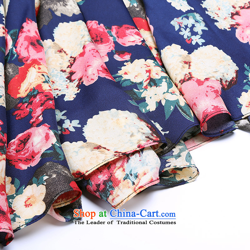Luo Shani flower code women fall catty to 200XL Korean thick mm loose thick girls' Graphics, 8741 Thin Dark Blue 3XL- Foutune of video thin, Shani Flower (D'oro) sogni shopping on the Internet has been pressed.