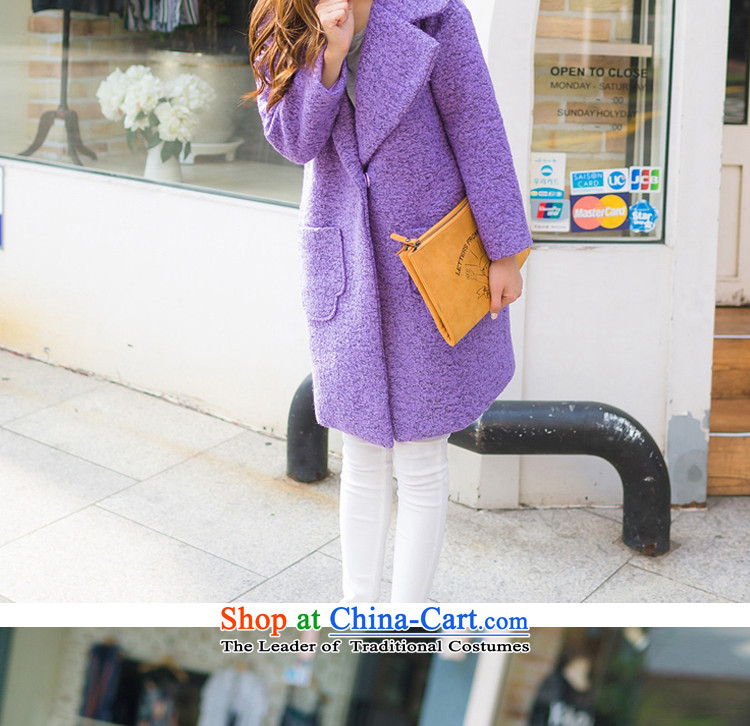 By 2015, the cross-hsuan new women in Korean long suit Neck Jacket coat female violet gross?. XL Photo, prices, brand platters! The elections are supplied in the national character of distribution, so action, buy now enjoy more preferential! As soon as possible.