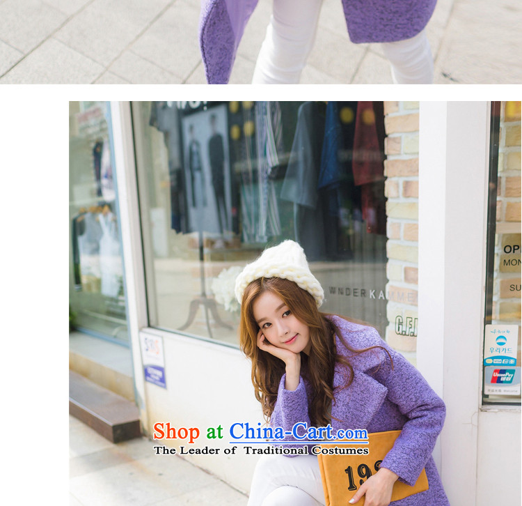 By 2015, the cross-hsuan new women in Korean long suit Neck Jacket coat female violet gross?. XL Photo, prices, brand platters! The elections are supplied in the national character of distribution, so action, buy now enjoy more preferential! As soon as possible.