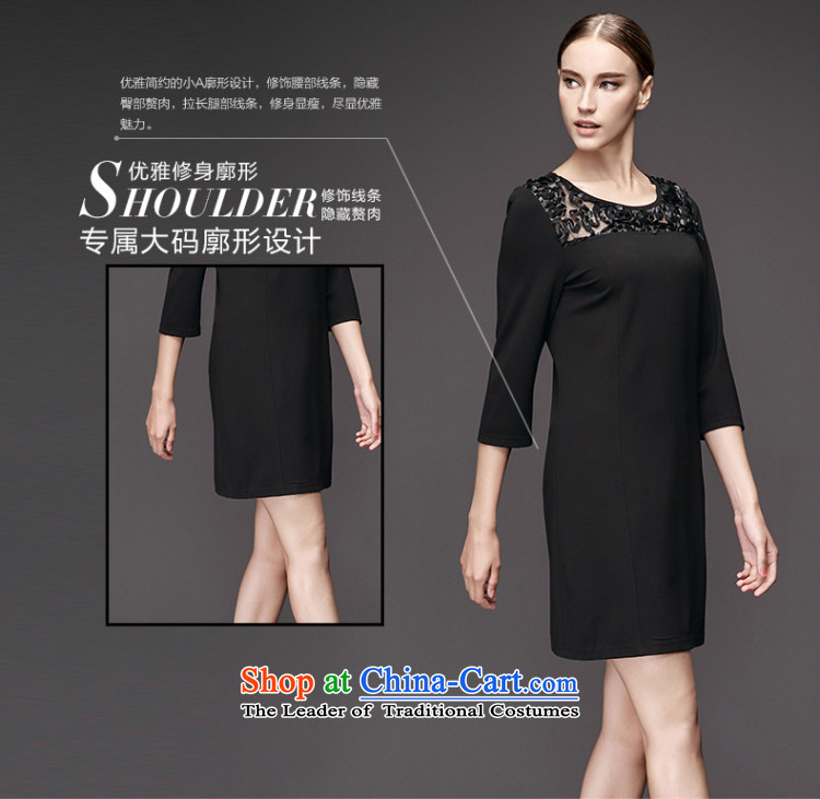 The former Yugoslavia Migdal Code women 2015 Autumn replacing the new fat mm stylish and simple Sau San wild dresses 953106308 black 4XL Photo, prices, brand platters! The elections are supplied in the national character of distribution, so action, buy now enjoy more preferential! As soon as possible.