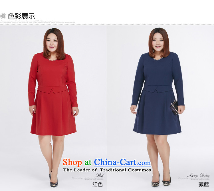 Msshe xl women 2015 new fall thick MMA swing nails with Pearl River Delta V-Neck long-sleeved dresses video thin blue 4XL Photo 10,547 pre-1991 Ethiopian, prices, brand platters! The elections are supplied in the national character of distribution, so action, buy now enjoy more preferential! As soon as possible.