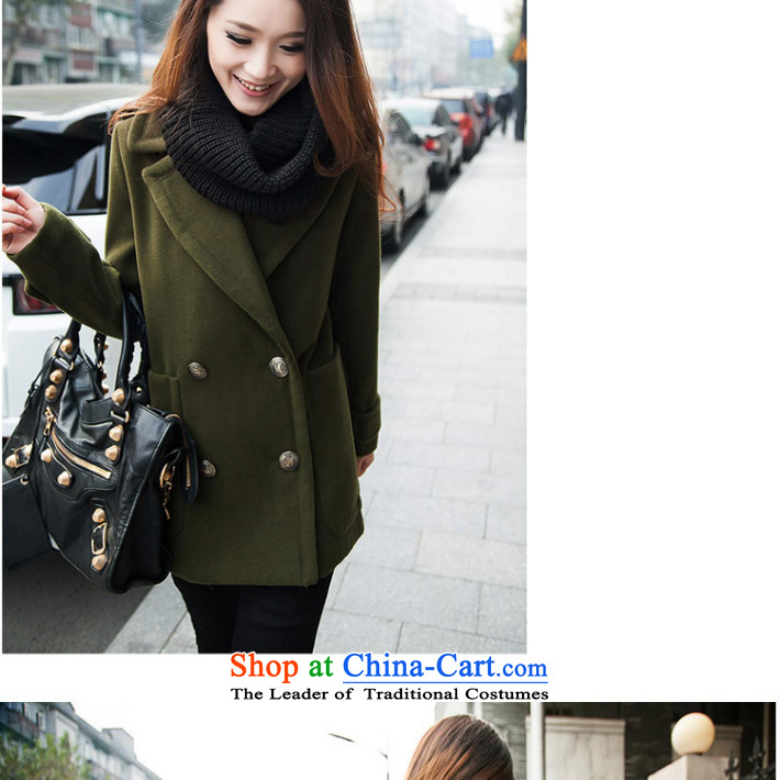 Aloe vera, 2015 Large Women Fall/Winter Collections thick MM to intensify the thick hair? overcoat HY1284 Army Green 4XL Photo, prices, brand platters! The elections are supplied in the national character of distribution, so action, buy now enjoy more preferential! As soon as possible.