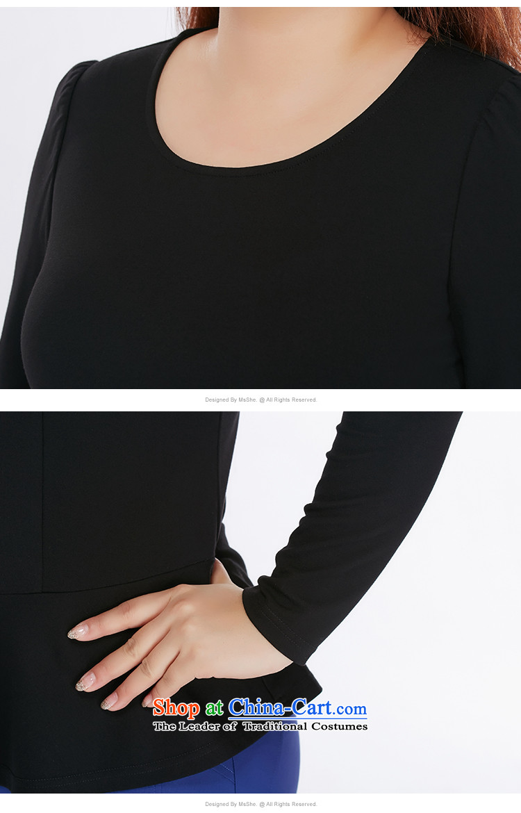 Msshe xl women 2015 new fall inside the Elastic knit wear long-sleeved shirt Sau San 200 catties 10549 Black 5XL picture, prices, brand platters! The elections are supplied in the national character of distribution, so action, buy now enjoy more preferential! As soon as possible.