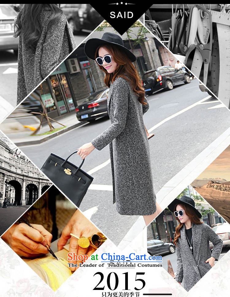 Last autumn and winter load new order2015 product code women, wool a wool coat wind jacket female gray M picture, prices, brand platters! The elections are supplied in the national character of distribution, so action, buy now enjoy more preferential! As soon as possible.