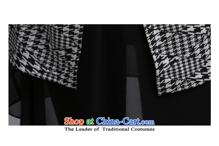 The new 2015 Autumn Zz&ff replace larger female chidori grid stamp long-sleeved dresses thick MM loose larger suits skirts white XXXXXL( recommendations 180-200 catties) Picture, prices, brand platters! The elections are supplied in the national character of distribution, so action, buy now enjoy more preferential! As soon as possible.