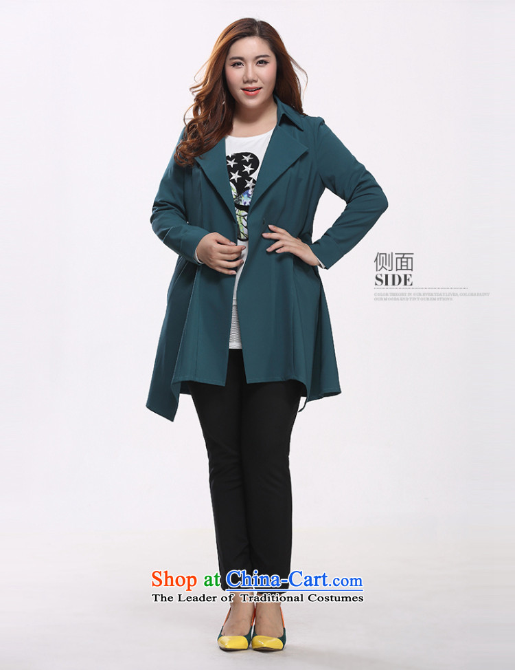 The former Yugoslavia Li Sau 2015 autumn large new mount female Korean rate lapel pure colors of stylish and simple long-sleeved jacket in 0980 MM thick black 5XL picture, prices, brand platters! The elections are supplied in the national character of distribution, so action, buy now enjoy more preferential! As soon as possible.