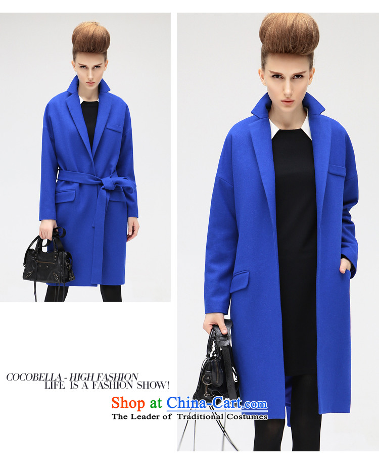 2015 Autumn and Winter Europe COCOBELLA OL commuter wool plush? jacket Sau San female CT320 Blue M picture, prices, brand platters! The elections are supplied in the national character of distribution, so action, buy now enjoy more preferential! As soon as possible.