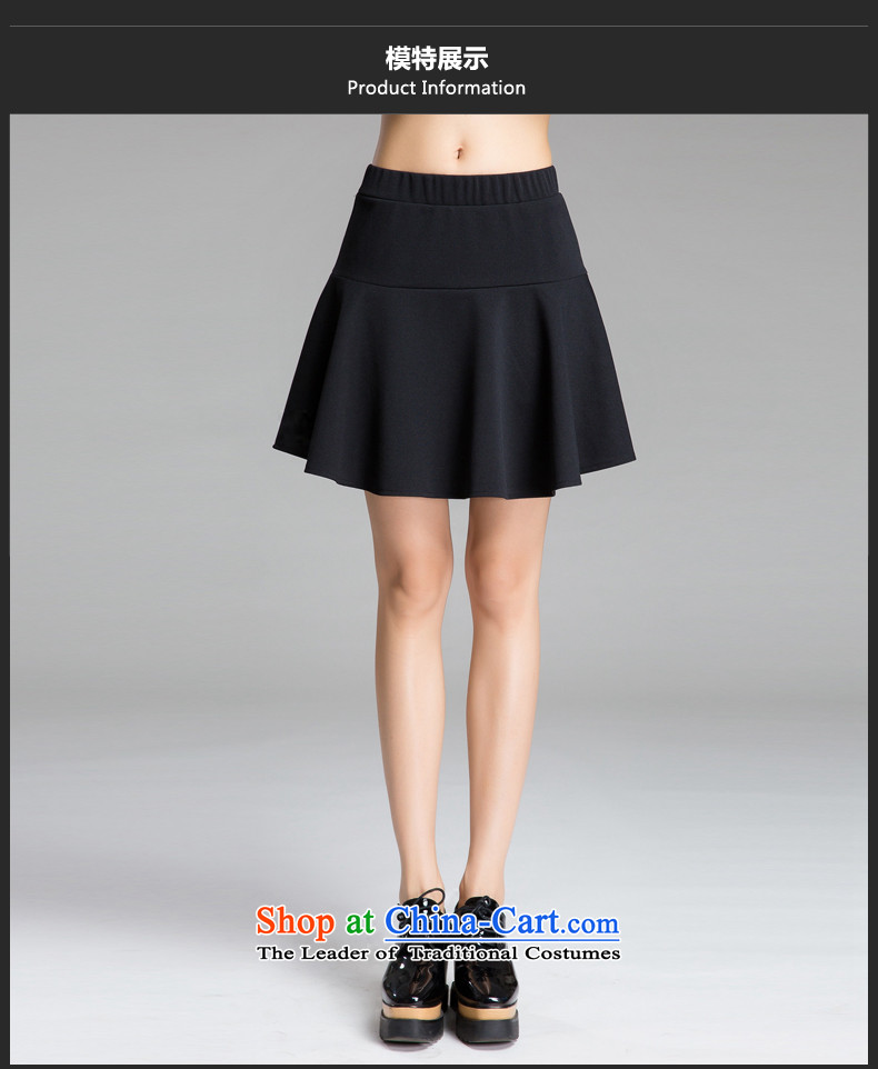 The Eternal Sau 2015 autumn large new women's thick mm autumn graphics thin solid black temperament sleek black skirt 3XL picture, prices, brand platters! The elections are supplied in the national character of distribution, so action, buy now enjoy more preferential! As soon as possible.