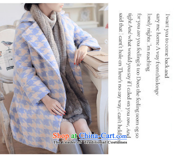 In accordance with the trailing edge is like a dream for autumn and winter 2015 new thick a jacket female Korean fashion, long relaxd casual chidori grid color M picture pictures coats, prices, brand platters! The elections are supplied in the national character of distribution, so action, buy now enjoy more preferential! As soon as possible.