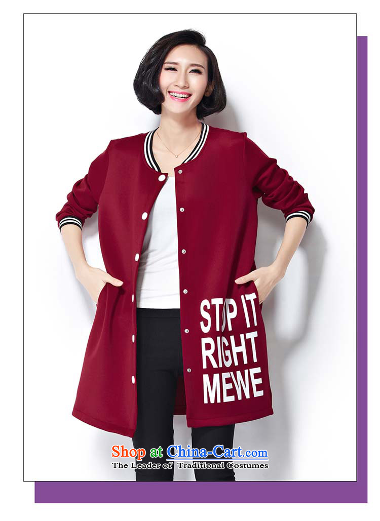 Elisabeth wa concluded card stylish Korean ladies casual wear on large 2015 thick woman sweater thick) Air layer stamp thick sister autumn replacing thick large Tien large red are suitable for 95 to 160 yards to the burden is indeed a picture, prices, brand platters! The elections are supplied in the national character of distribution, so action, buy now enjoy more preferential! As soon as possible.