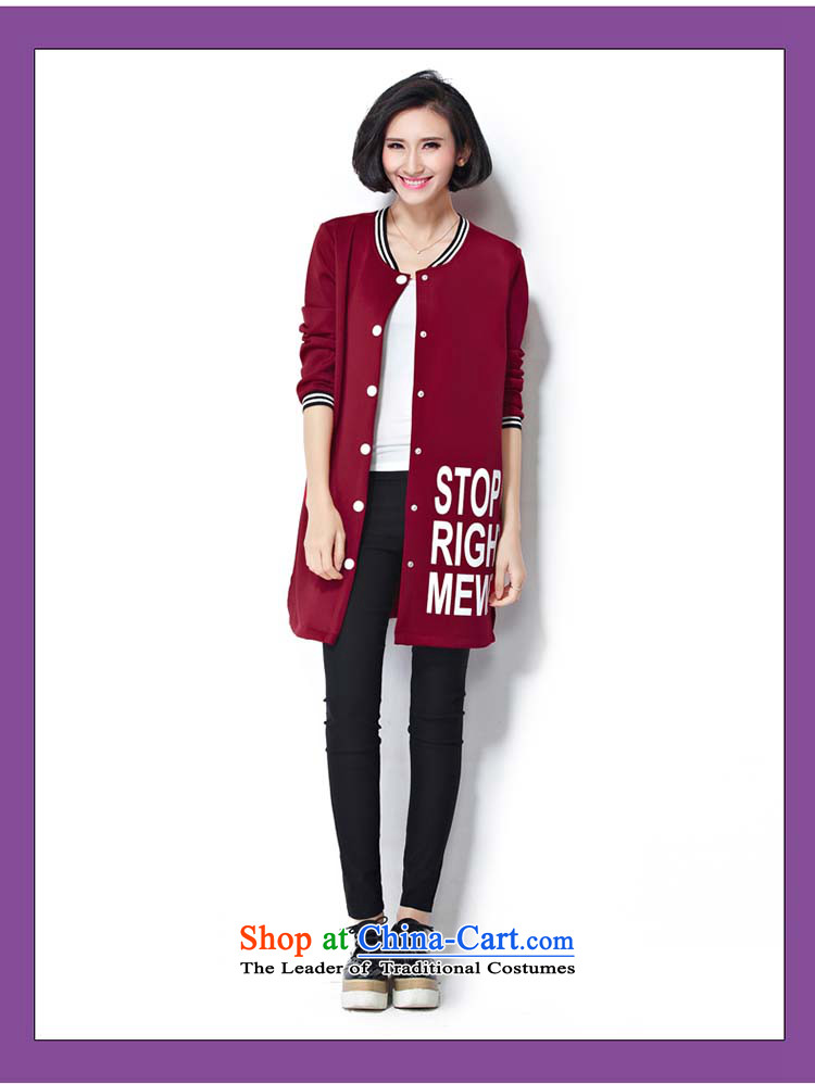 Elisabeth wa concluded card stylish Korean ladies casual wear on large 2015 thick woman sweater thick) Air layer stamp thick sister autumn replacing thick large Tien large red are suitable for 95 to 160 yards to the burden is indeed a picture, prices, brand platters! The elections are supplied in the national character of distribution, so action, buy now enjoy more preferential! As soon as possible.