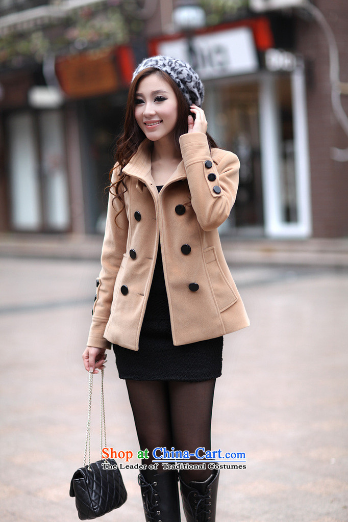 The Champs Elysees Honey Love 2015 autumn and winter coats gross? double-a wool coat jacket wild short of the amount and color jacket? XXL picture, prices, brand platters! The elections are supplied in the national character of distribution, so action, buy now enjoy more preferential! As soon as possible.