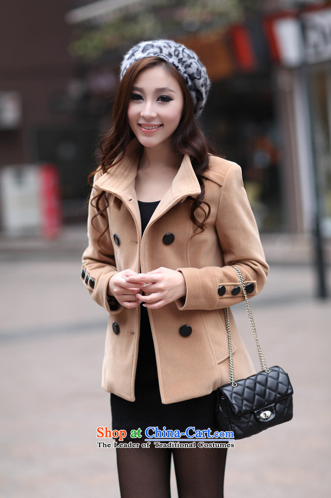The Champs Elysees Honey Love 2015 autumn and winter coats gross? double-a wool coat jacket wild short of the amount and color jacket? XXL picture, prices, brand platters! The elections are supplied in the national character of distribution, so action, buy now enjoy more preferential! As soon as possible.