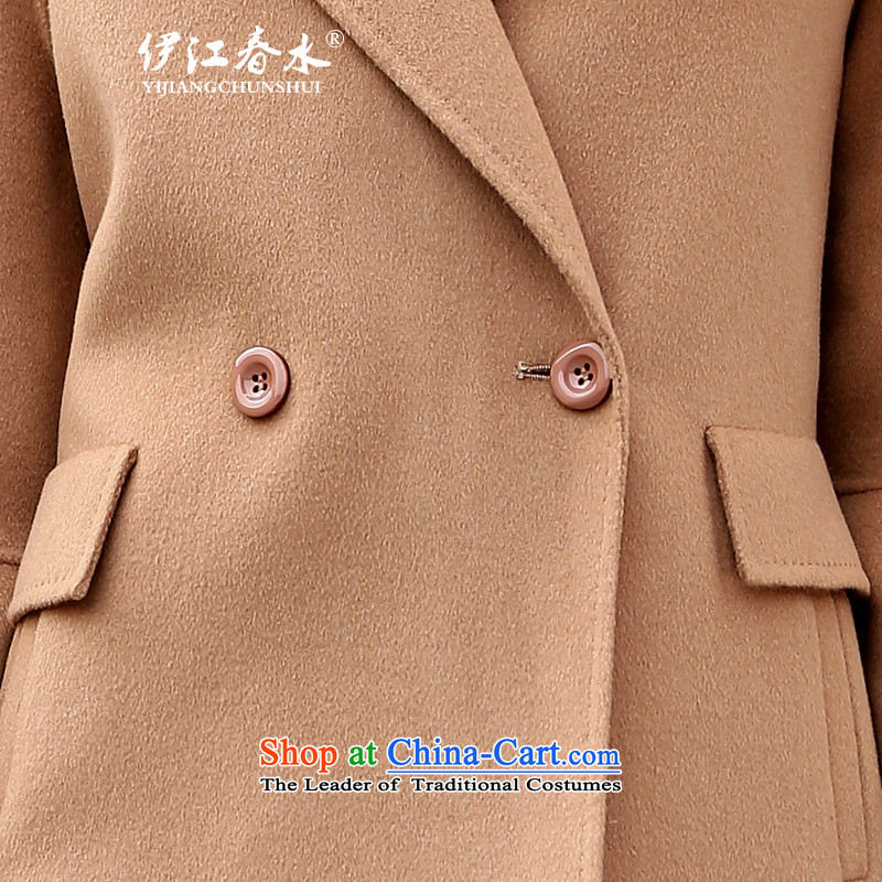 Inoe spring water European high-end 2-sided cashmere site Ms. autumn and winter coats loose video thin hair? coats that long long-sleeved jacket double-side lapel a wool coat new and color , L'eastwards shopping on the Internet has been pressed.
