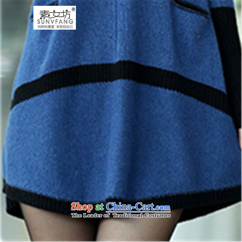 Motome workshop for larger female sweater dresses autumn 2015, large groups in MM long Sleek and versatile sweater, forming the skirt 3XL blue recommended weight of 1,798 such funds worldwide 160-180, Motome Fong (SUNVFANG) , , , shopping on the Internet