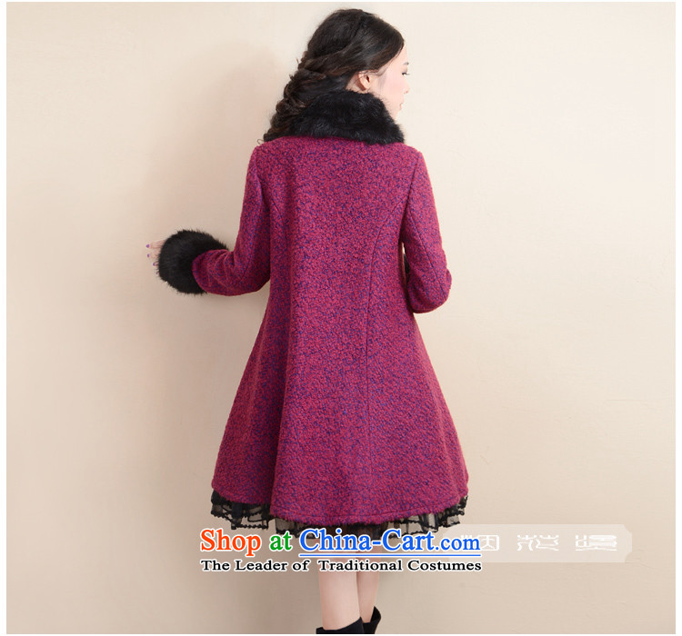 Fireworks ironing fall 2015, OSCE root yarn spell a color jacket petticoats coats, wool? Long thickness from the Red Grainy Hui M 25 days pre-sale prices, pictures, brand platters! The elections are supplied in the national character of distribution, so action, buy now enjoy more preferential! As soon as possible.