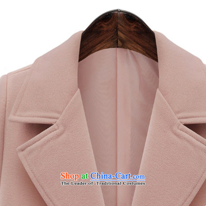 O Ya-ting fashion to xl women 2015 autumn and winter thick mm new graphics thin hair? butted long temperament a wool coat female 655 pink 5XL 175-200 recommends that you, O Jacob aoyating Ting () , , , shopping on the Internet