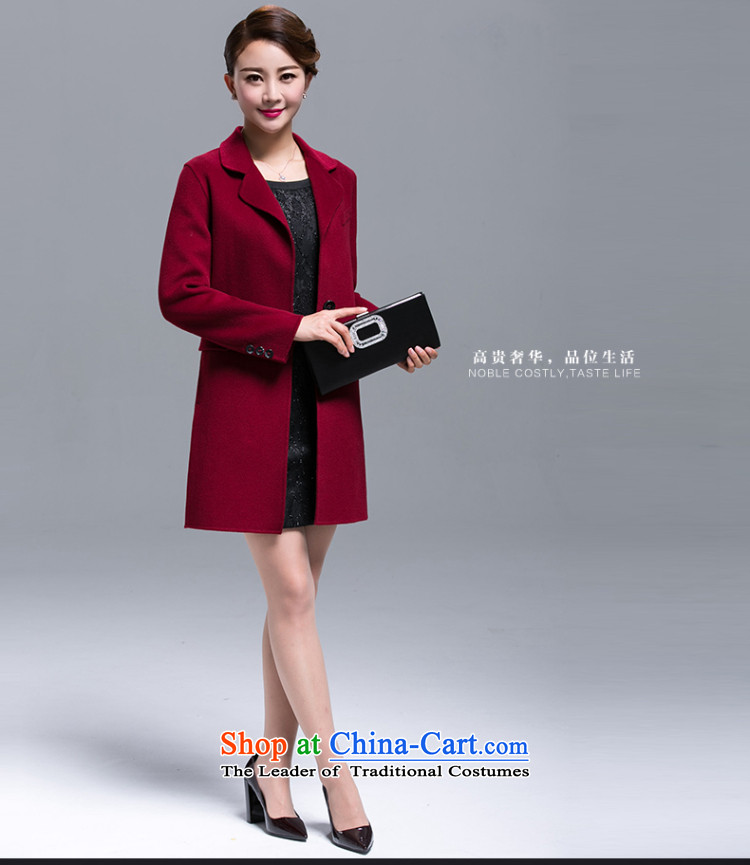 Gangan World 2015 winter new gross girls jacket? Long female double-side coats girl? (maroon gross pre-sale around seven days shipment) XXL picture, prices, brand platters! The elections are supplied in the national character of distribution, so action, buy now enjoy more preferential! As soon as possible.