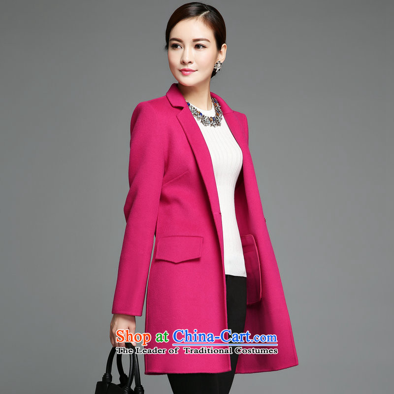 Mya Song (autumn 2015) new miaoge, Korean female stylish duplex coat Cashmere wool coat jacket?? The Red M MIU MG111 Song (miaoge) , , , shopping on the Internet