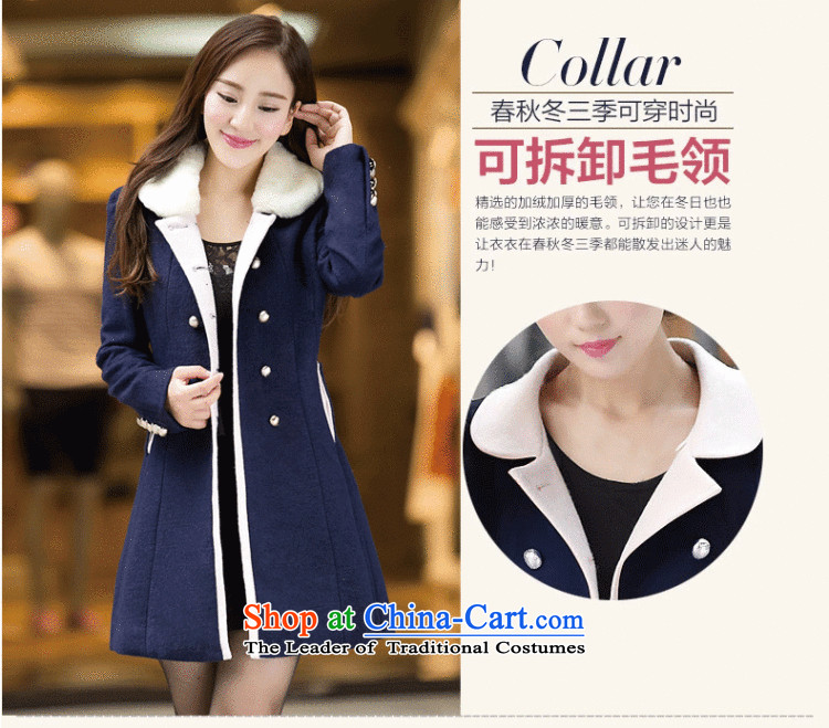 Shin Sung 2015 autumn and winter to increase women's code thick mm double-Sau San for gross? coats dolls jacket for a gross woolen coat 661 Black 6XL recommendations 180-200 catty picture, prices, brand platters! The elections are supplied in the national character of distribution, so action, buy now enjoy more preferential! As soon as possible.