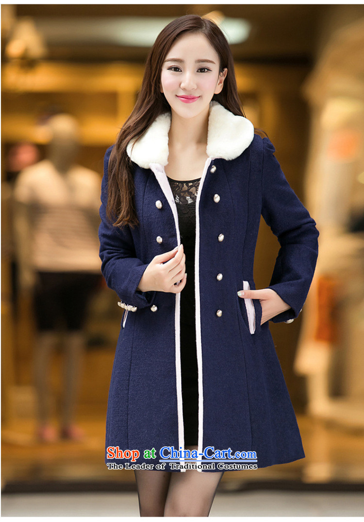 Shin Sung 2015 autumn and winter to increase women's code thick mm double-Sau San for gross? coats dolls jacket for a gross woolen coat 661 Black 6XL recommendations 180-200 catty picture, prices, brand platters! The elections are supplied in the national character of distribution, so action, buy now enjoy more preferential! As soon as possible.