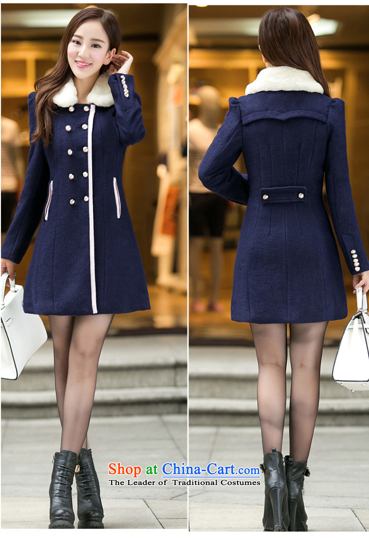 Shin Sung 2015 autumn and winter to increase women's code thick mm double-Sau San for gross? coats dolls jacket for a gross woolen coat 661 Black 6XL recommendations 180-200 catty picture, prices, brand platters! The elections are supplied in the national character of distribution, so action, buy now enjoy more preferential! As soon as possible.