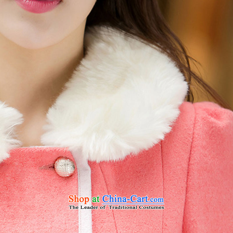 Shin Sung 2015 autumn and winter to increase women's code thick mm double-Sau San for gross? coats dolls jacket for a gross woolen coat 661 Black 6XL recommendations 180-200, jallaud poem) , , , (YALUOSHI shopping on the Internet