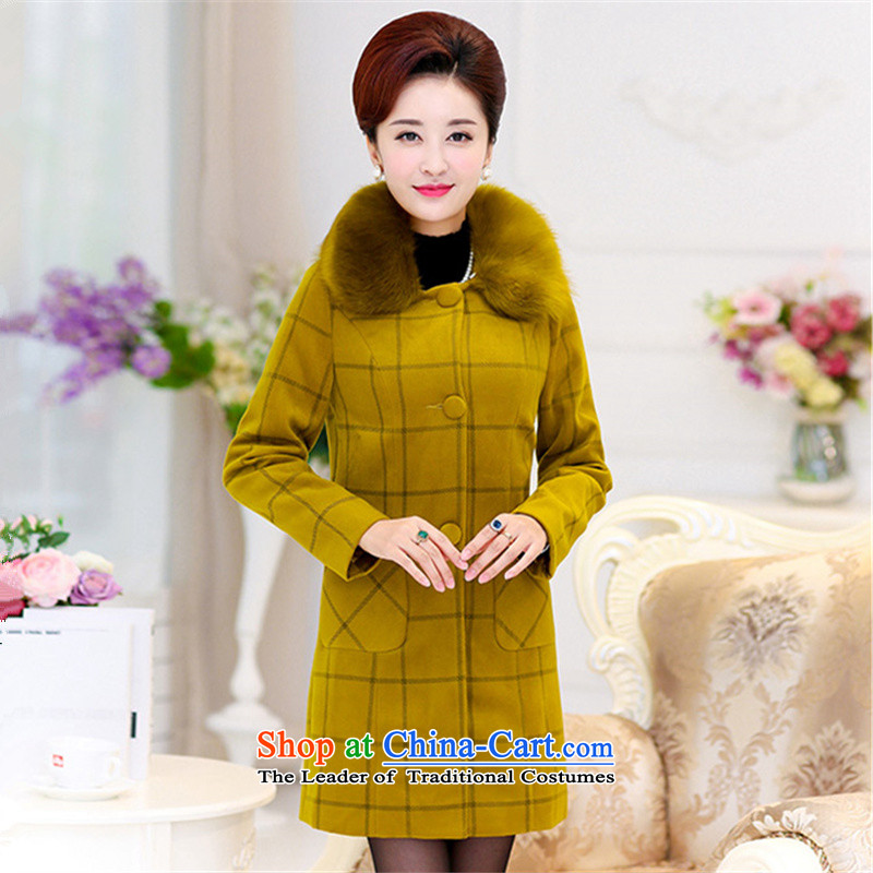  Cashmere overcoat female 2015 VAGANTZAR winter clothing new wool a wool coat female Gross Gross for girls jacket? long yellow green M,VAGANTZAR,,, shopping on the Internet