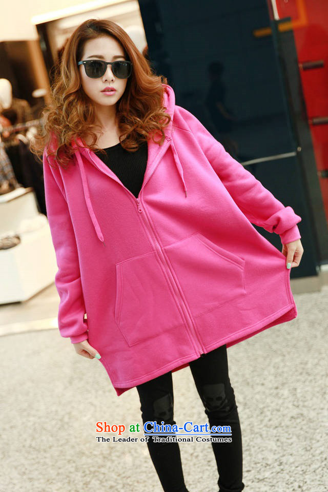 The 2015 autumn Gigi Lai Wei winter clothing new Korean version of a larger, long loose, grasp sweater jacket women lint-free pink XL Photo, prices, brand platters! The elections are supplied in the national character of distribution, so action, buy now enjoy more preferential! As soon as possible.