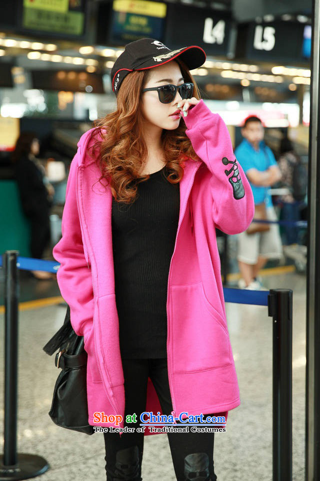 The 2015 autumn Gigi Lai Wei winter clothing new Korean version of a larger, long loose, grasp sweater jacket women lint-free pink XL Photo, prices, brand platters! The elections are supplied in the national character of distribution, so action, buy now enjoy more preferential! As soon as possible.