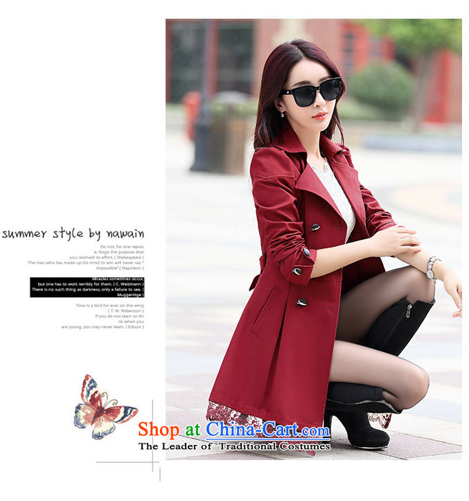 Mr NGAI Shiu-shing, Blair autumn 2015 new larger female lace edges in Long Hoodie female jacket Sau San large red XXXL picture, prices, brand platters! The elections are supplied in the national character of distribution, so action, buy now enjoy more preferential! As soon as possible.