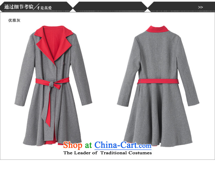 The goddess of the same new child Yiu Yan Cayman knocked color two-sided Top Loin video thin overcoats (8533210615?- elegant gray S picture, prices, brand platters! The elections are supplied in the national character of distribution, so action, buy now enjoy more preferential! As soon as possible.
