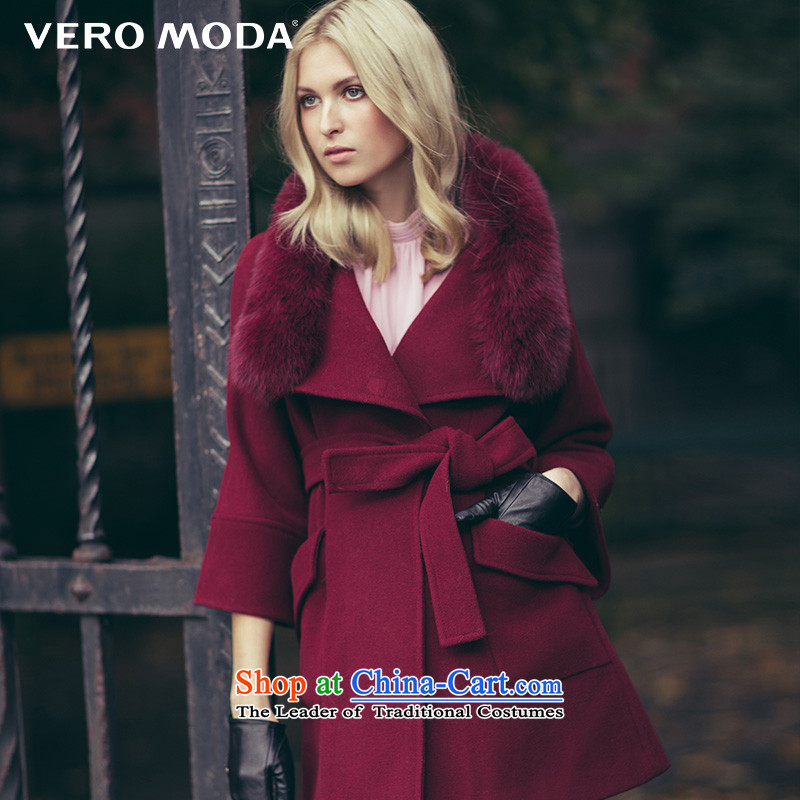 Vero moda solid color fox gross warm decor Wild Hair? |315327006 070 red?160_80A_S Coats