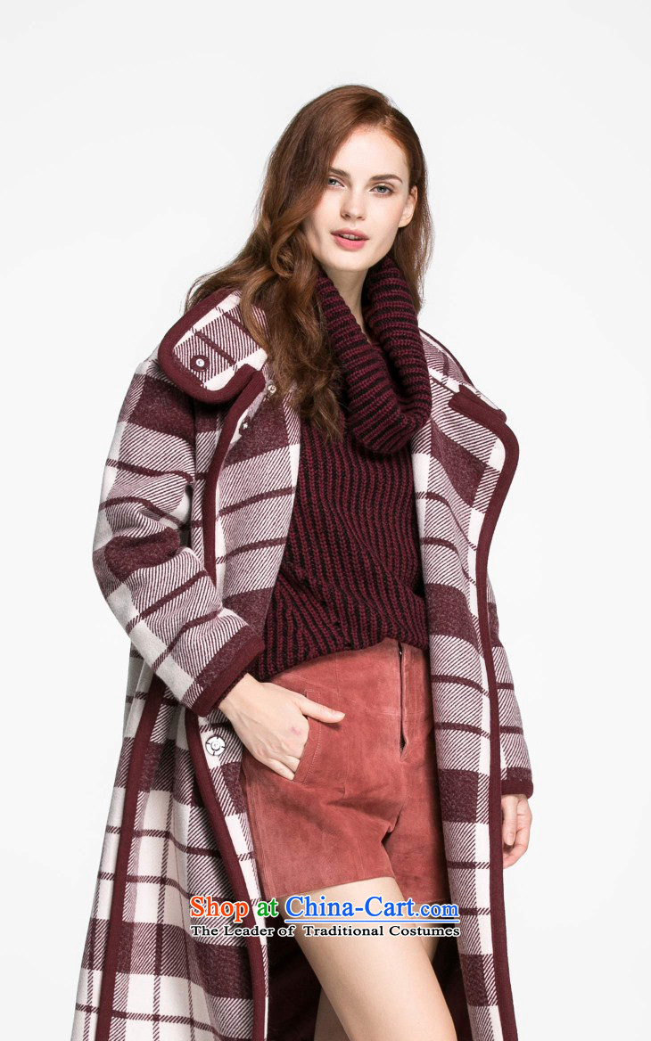 Vero moda thick crisp fabrics retro Plaid Print long coats |315327045 gross? 092 Deep Violet 160/80A/S picture, prices, brand platters! The elections are supplied in the national character of distribution, so action, buy now enjoy more preferential! As soon as possible.