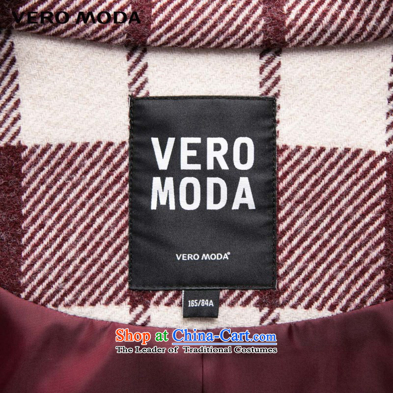 Vero moda thick crisp fabrics retro Plaid Print long coats |315327045 gross? 092 Deep Violet 160/80A/S,VEROMODA,,, shopping on the Internet