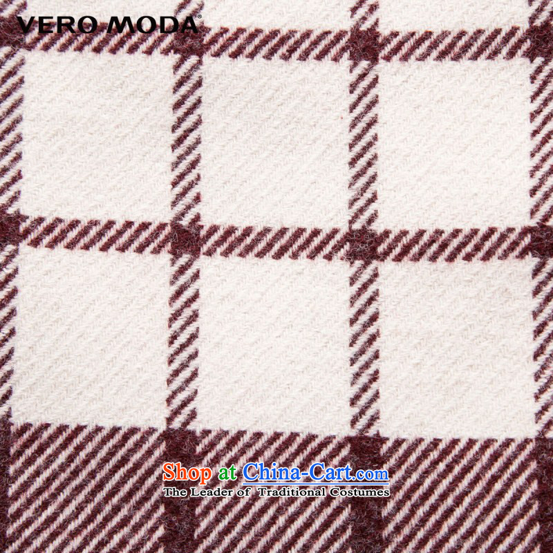 Vero moda thick crisp fabrics retro Plaid Print long coats |315327045 gross? 092 Deep Violet 160/80A/S,VEROMODA,,, shopping on the Internet