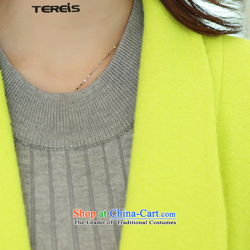 Tereis new women's 2015)? coats female Korean version of the long winter thick gray XXXL,TEREIS,,, shopping on the Internet