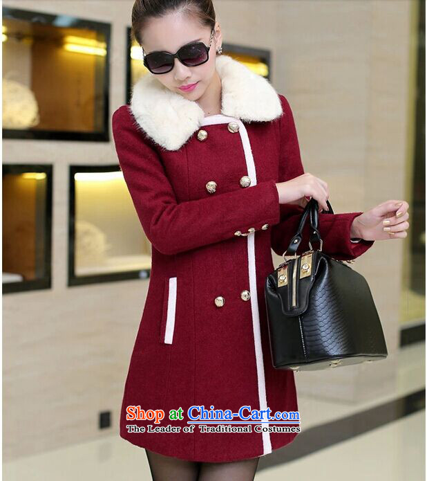 Figure Momoe gross? 2015 winter coats the new Korean female Sum Gross coats of? knocked color thick hair for long hair girl and color jacket? L picture, prices, brand platters! The elections are supplied in the national character of distribution, so action, buy now enjoy more preferential! As soon as possible.