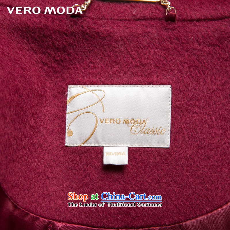 Vero moda stylish and simple design decorated with fur fox? coats |315327037 Sau San Gross 073 dark red 160/80A/S,VEROMODA,,, shopping on the Internet