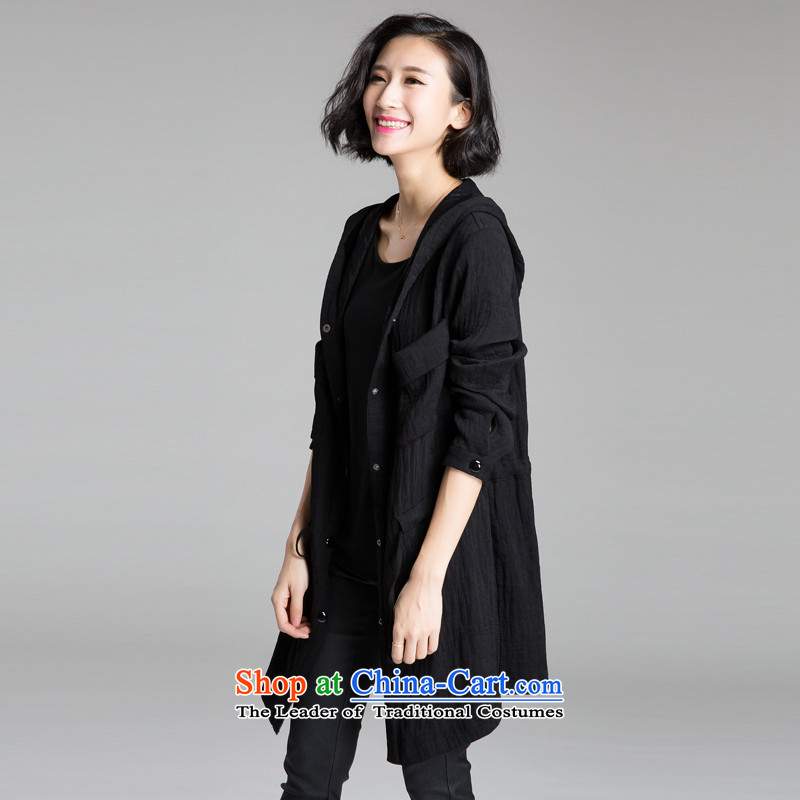 The Eternal Sau 2015 large female thick mm autumn new product video thin is a simple and classy jacket Black XL, eternal Soo , , , shopping on the Internet