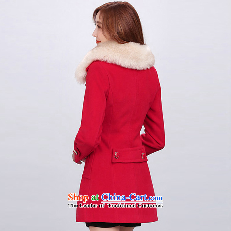 The cross-hair fall? coats female autumn and winter 2015 new sub-jacket girls)? Thin red T-Shirt   Graphics XL recommendations 113-123 catty weight wear, cross-chau (QIQIU) , , , shopping on the Internet