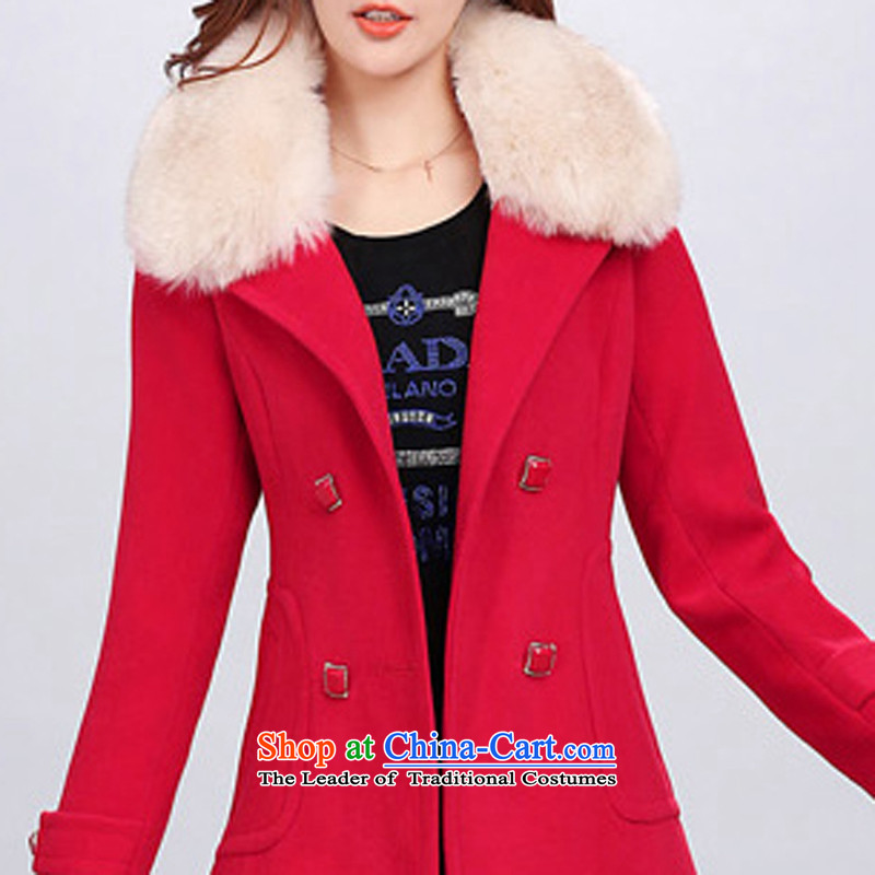 The cross-hair fall? coats female autumn and winter 2015 new sub-jacket girls)? Thin red T-Shirt   Graphics XL recommendations 113-123 catty weight wear, cross-chau (QIQIU) , , , shopping on the Internet
