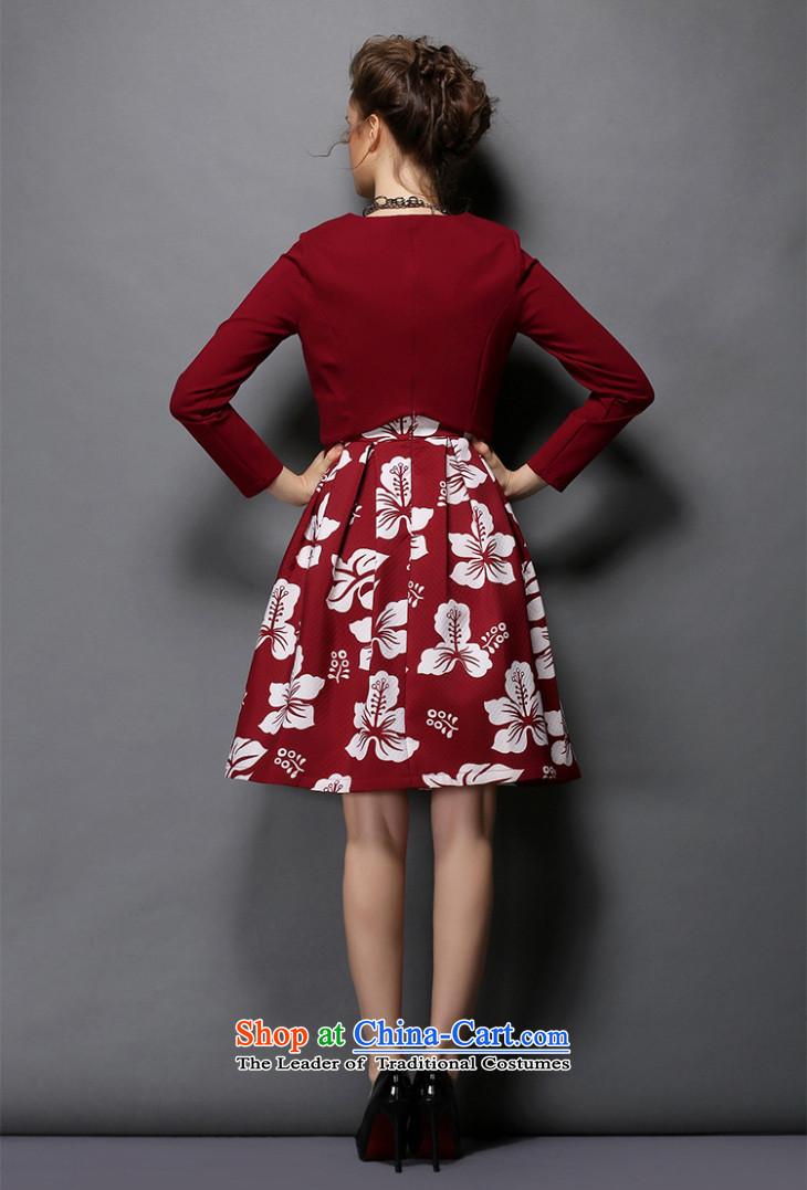 Mr. Li European sites to 2015 autumn and winter new ultra high-end big sister larger women thick-free sleeved vest skirt Fashion Sau San video thin two kits dresses black L picture, prices, brand platters! The elections are supplied in the national character of distribution, so action, buy now enjoy more preferential! As soon as possible.
