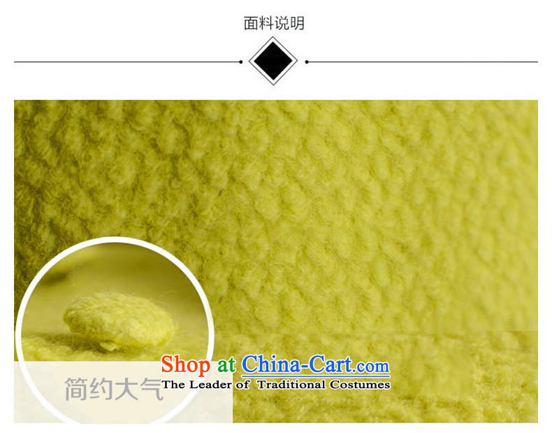 Land rental housing by 2015 Fall/Winter Collections new suit for woolen coat female non-cashmere overcoat small Heung-thick) long hair? lemon yellow jacket coat female L picture, prices, brand platters! The elections are supplied in the national character of distribution, so action, buy now enjoy more preferential! As soon as possible.